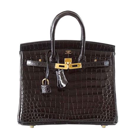 hermes birkin bag in black croc|hermes birkin 25 crocodile.